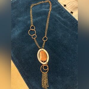 Elegant Gold and Silver Necklace